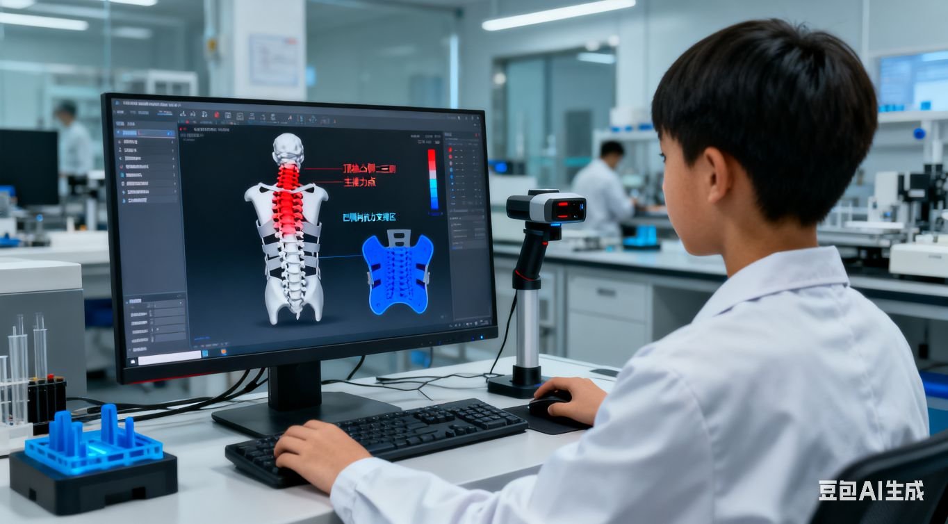 脊柱側(cè)彎支具力學(xué)原理
